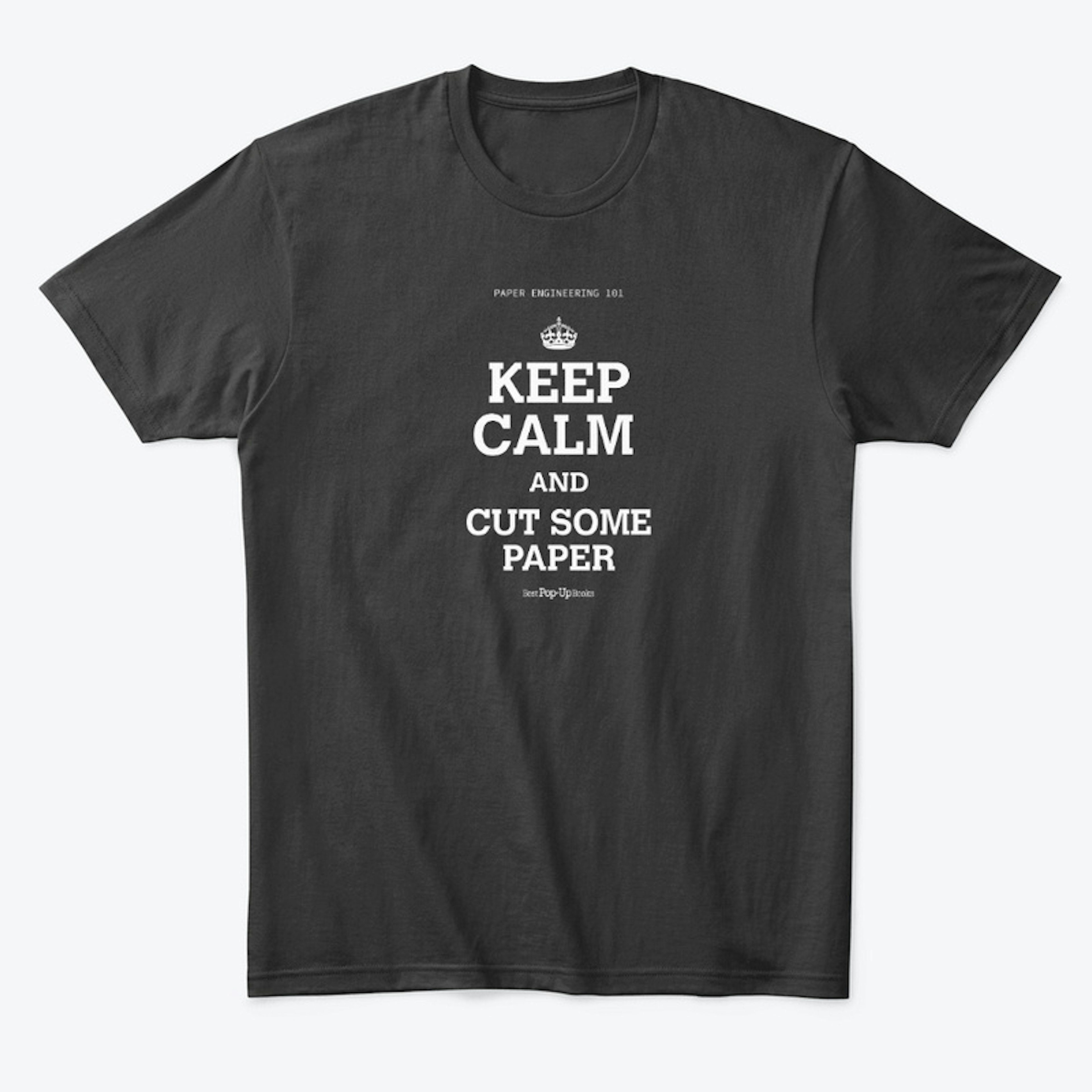 Keep Calm T-shirt Black