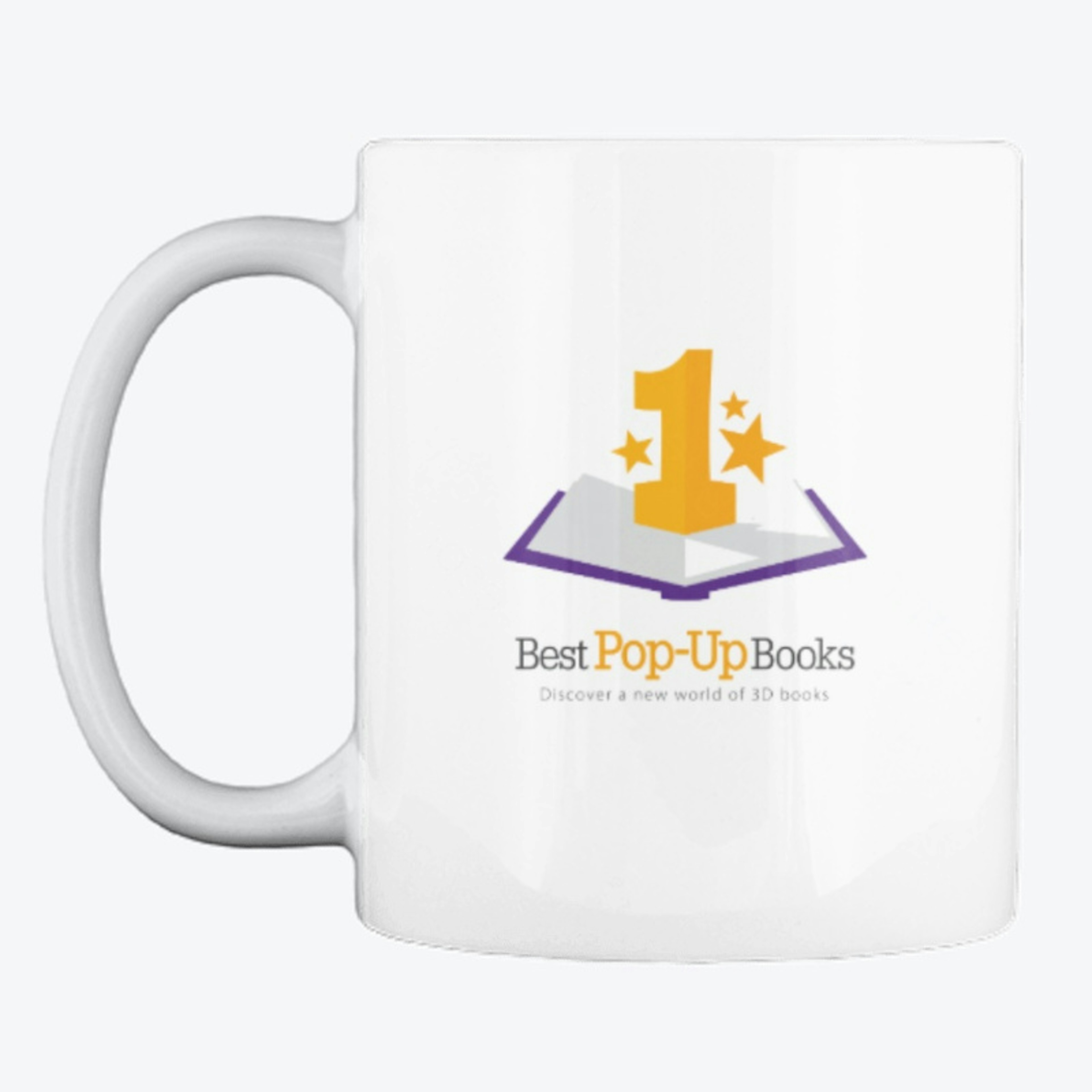 BestPopUpBooks Logo Mug White 