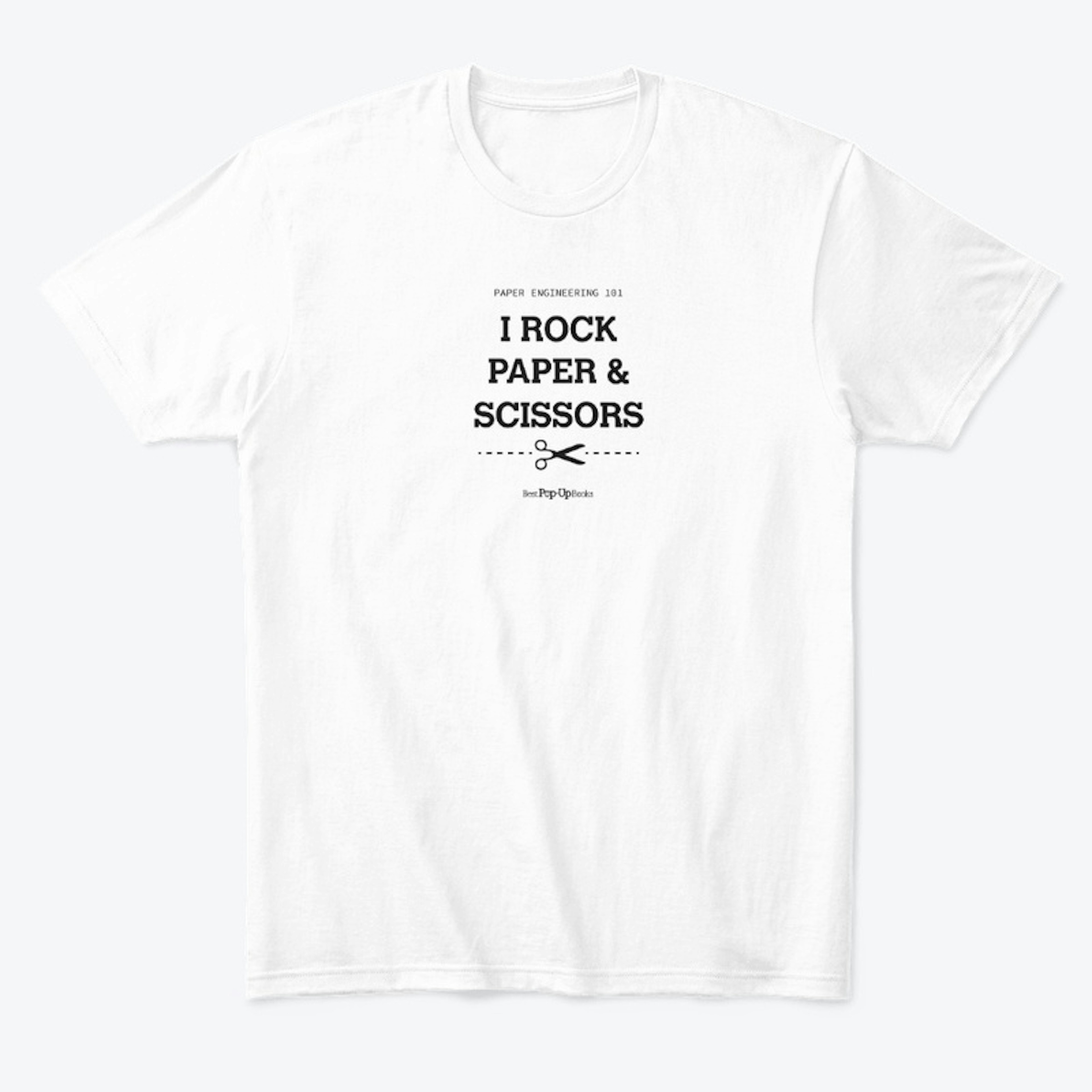 I Rock Paper Scissors T-shirt White